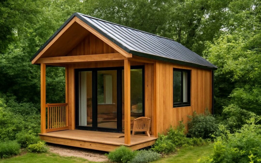 Tiny Gem: 1 bedroom wendy house plans for stylish small-space living.