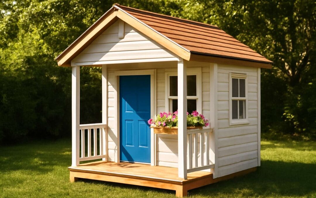 Build a sturdy wendy house 2 x 2 for backyard play