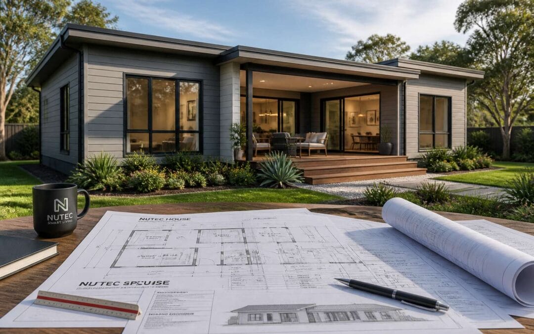 Plans for nutec houses, complete with cost estimates and layouts.