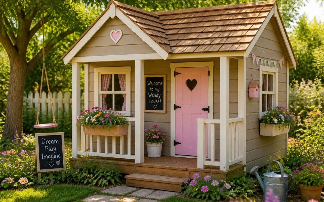 Explore the 5×4 wendy house, ideal for kids and extra storage.