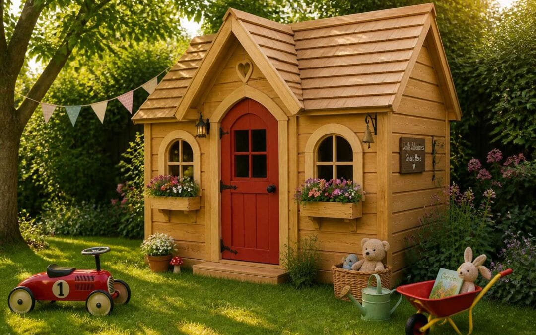 Buy a Wendy House Wooden for Kids’ Outdoor Play.